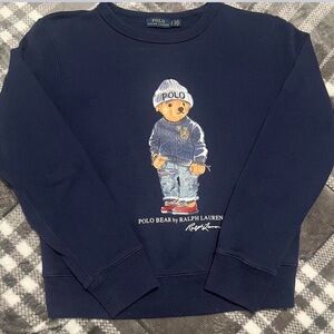 Ralph Lauren Bear Navy Crewneck